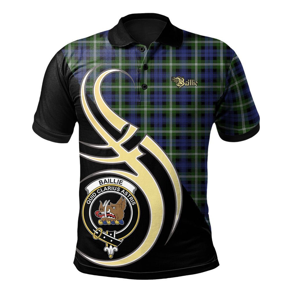 Clan Baillie Modern Tartan Polo Shirt - Believe In Me Style ND11 Baillie Modern Tartan Tartan Polo   