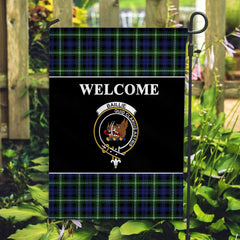 Clan Baillie Tartan Crest Black Garden Flag XZ81 Clan Baillie Tartan Today   