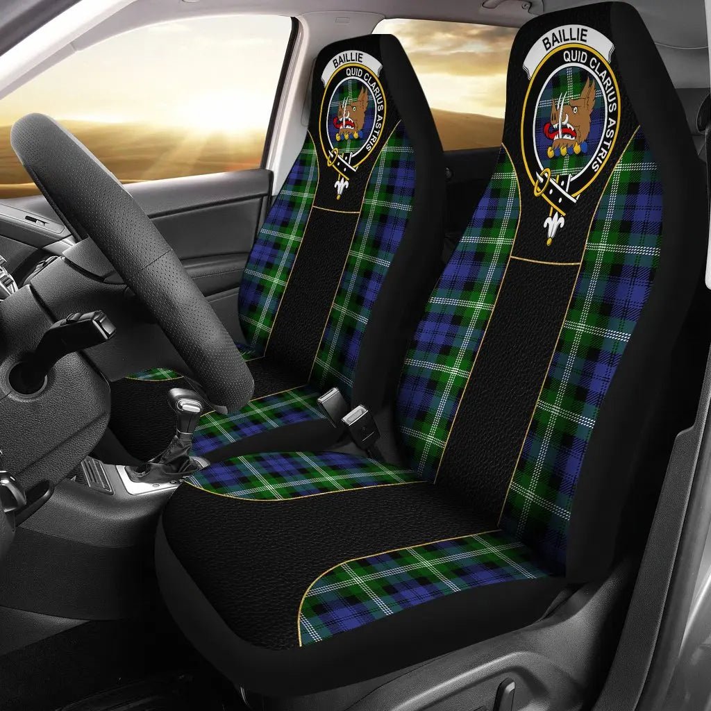 Clan Baillie Tartan Crest Special Style Car Seat Cover MF84 Clan Baillie Tartan Today   