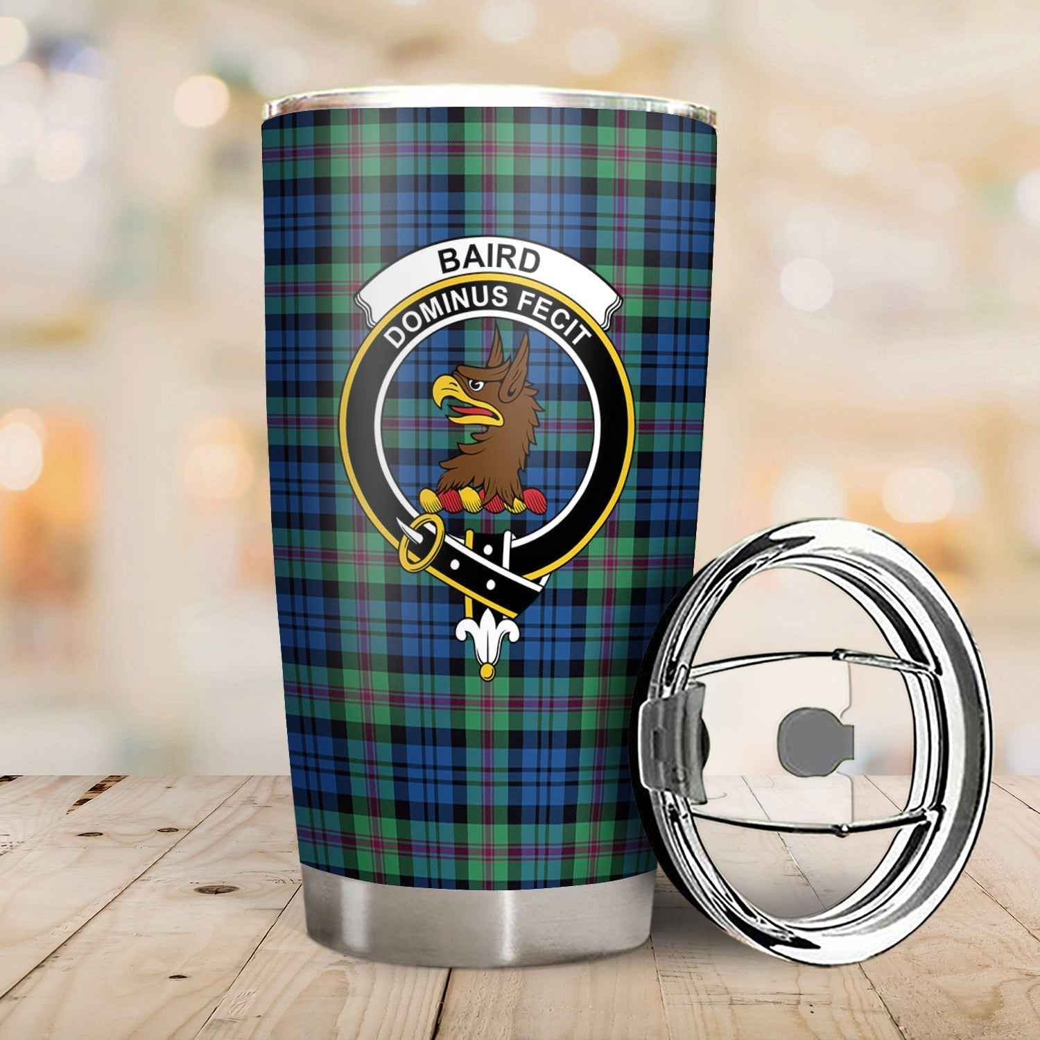 Clan Baird Ancient Tartan Crest Tumbler JZ85 Clan Baird Tartan Today   