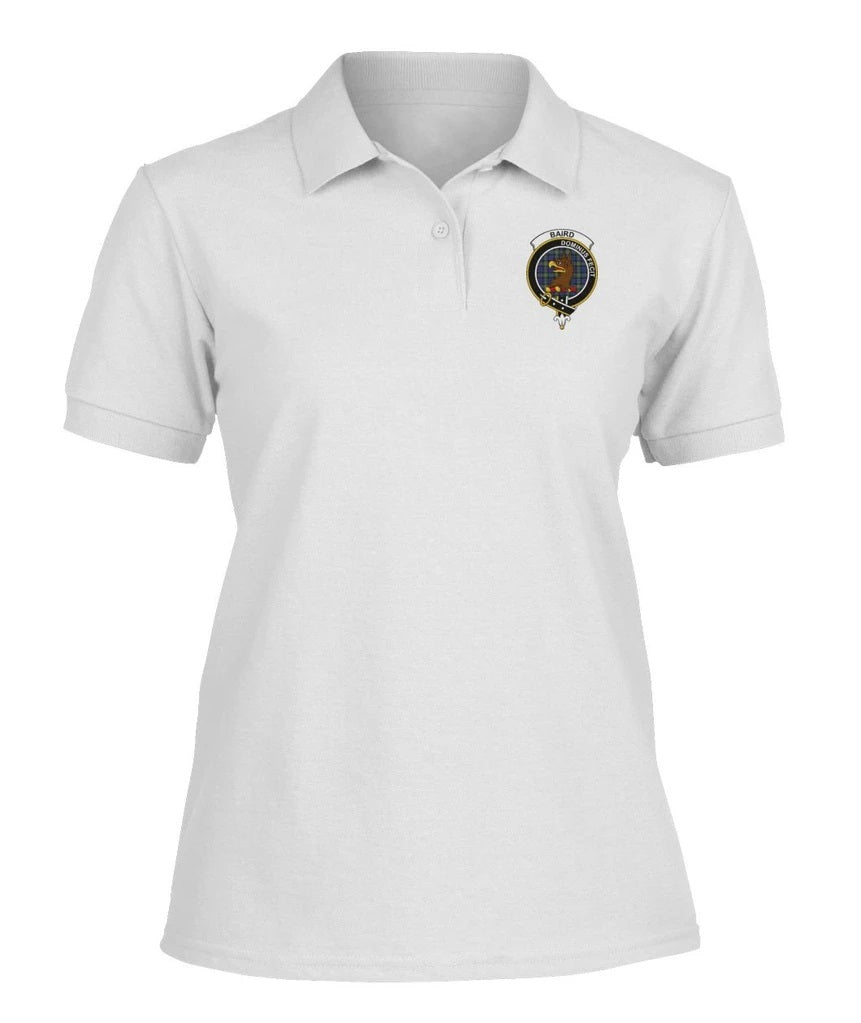 Clan Baird Family Crest Polo T-Shirt BQ17 Baird Tartan Tartan Polo   