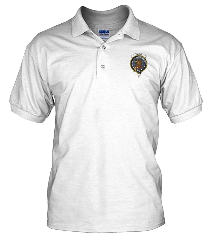 Clan Baird Family Crest Polo T-Shirt BQ17 Baird Tartan Tartan Polo   