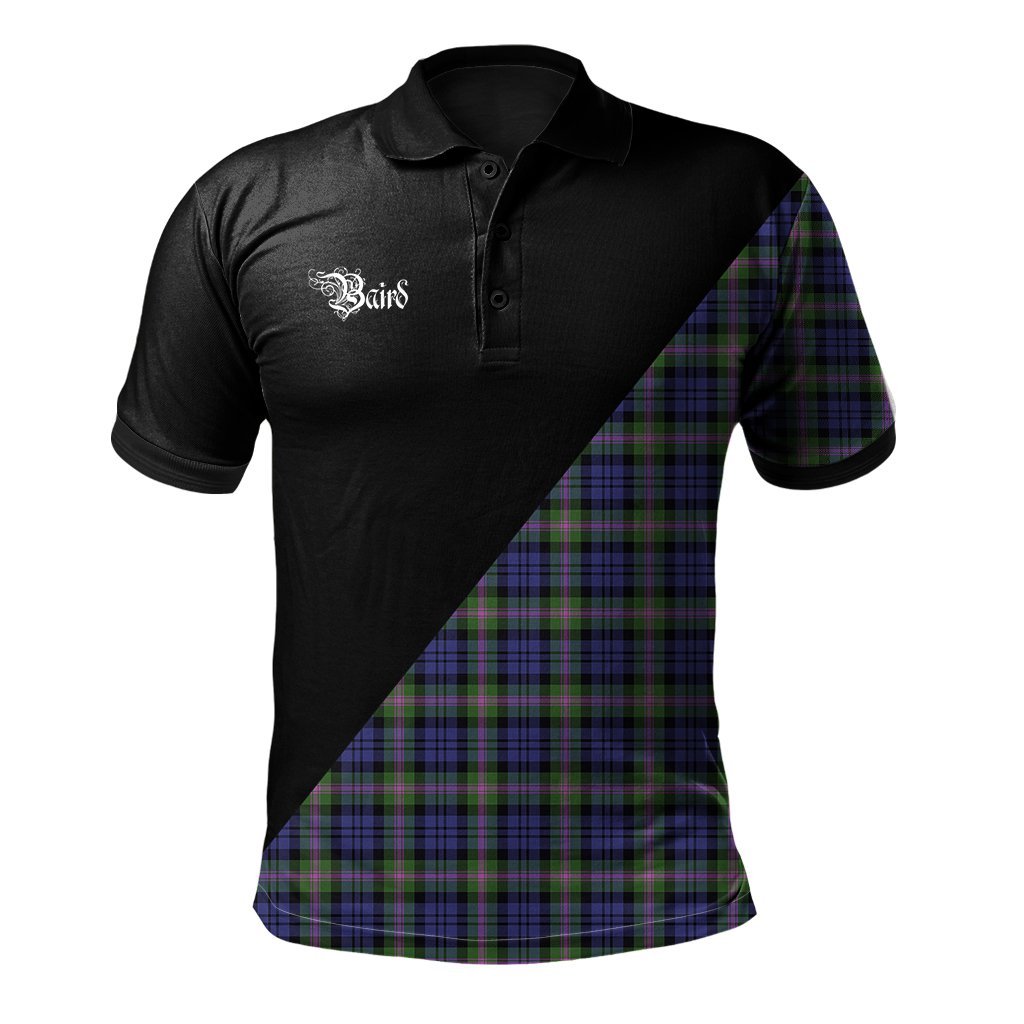 Clan Baird Modern Clan - Military Polo Shirt ZW89 Baird Modern Tartan Tartan Polo   