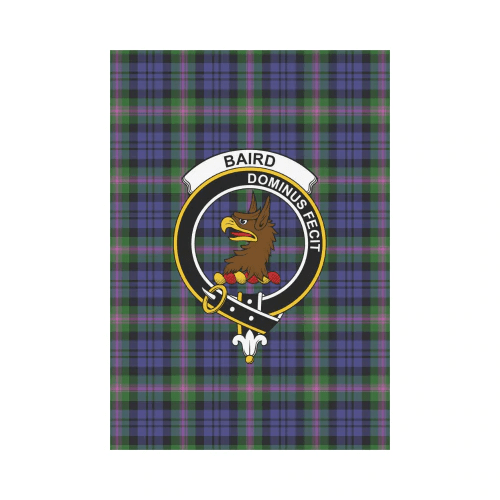 Clan Baird Modern Tartan Crest Garden Flag ID77 Clan Baird Tartan Today   