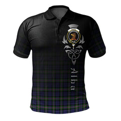 Clan Baird Modern Tartan Polo Shirt - Alba Celtic Style ML19 Baird Modern Tartan Tartan Polo   