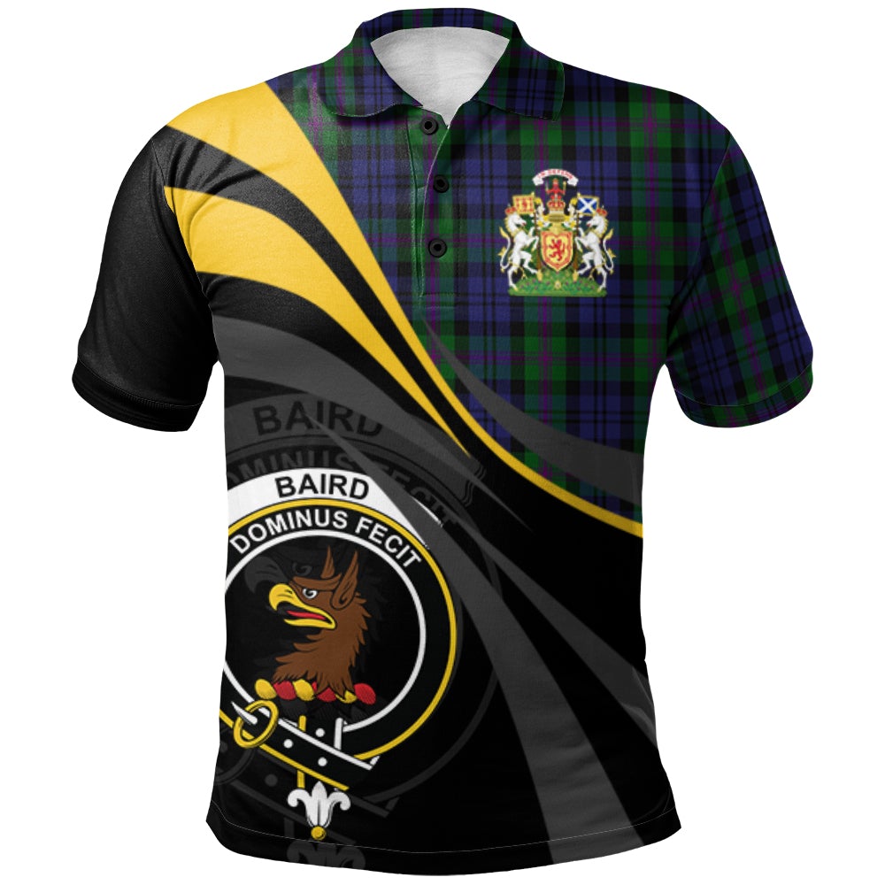 Clan Baird Modern ver 2 Tartan Polo Shirt - Royal Coat Of Arms Style XB37 Baird Modern ver 2 Tartan Tartan Polo   