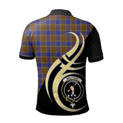 Clan Balfour Modern Tartan Polo Shirt - Believe In Me Style NA49 Balfour Modern Tartan Tartan Polo   