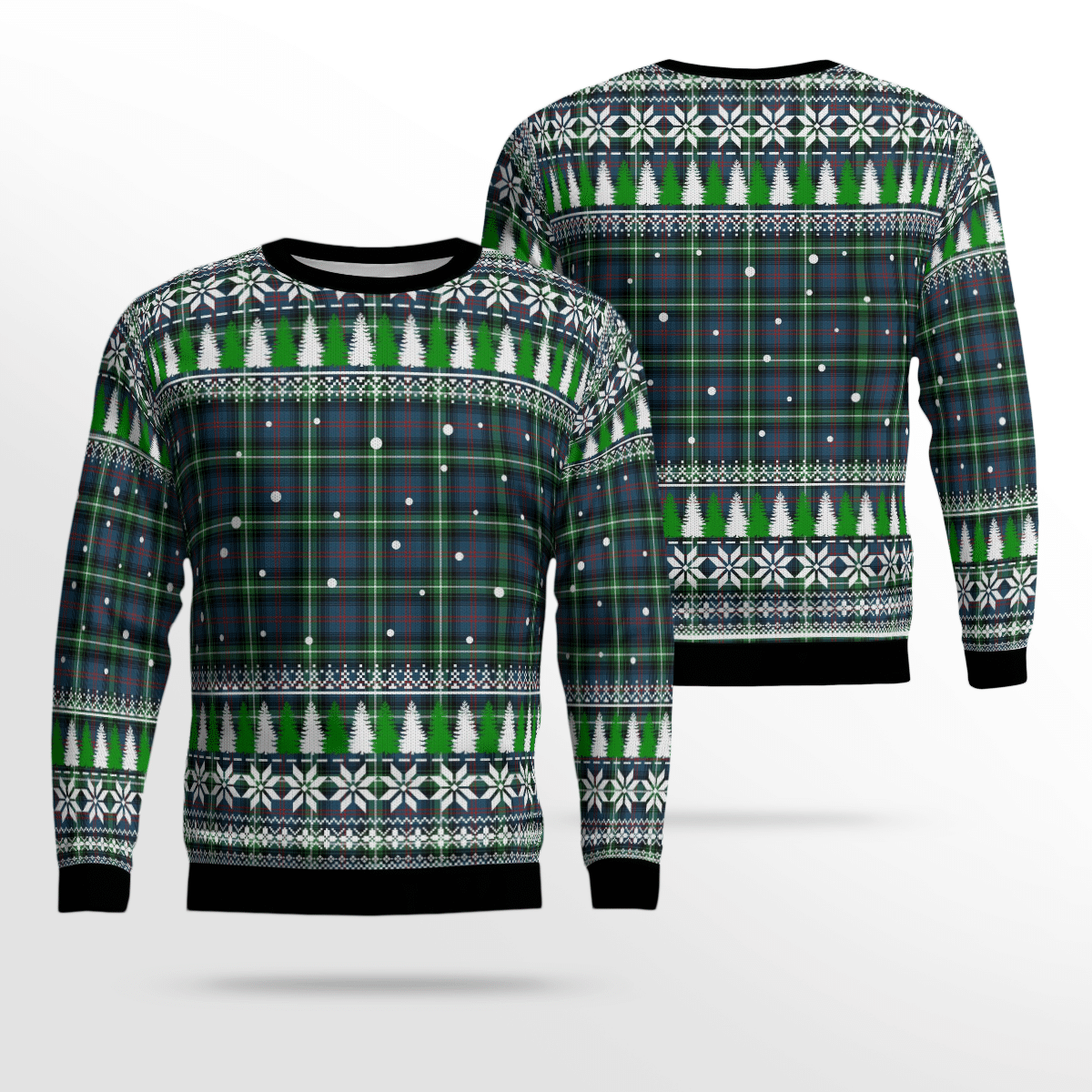 Clan Bannatyne 1 Tartan Christmas Ugly Sweater ZF84 Bannatyne 1 Tartan Tartan Ugly Sweater   