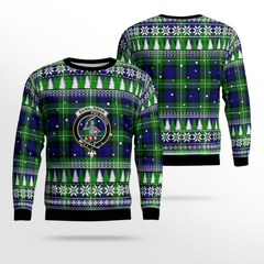 Clan Bannerman Crest Tartan Christmas Ugly Sweater YH17 Bannerman Crest Tartan Tartan Ugly Sweater   