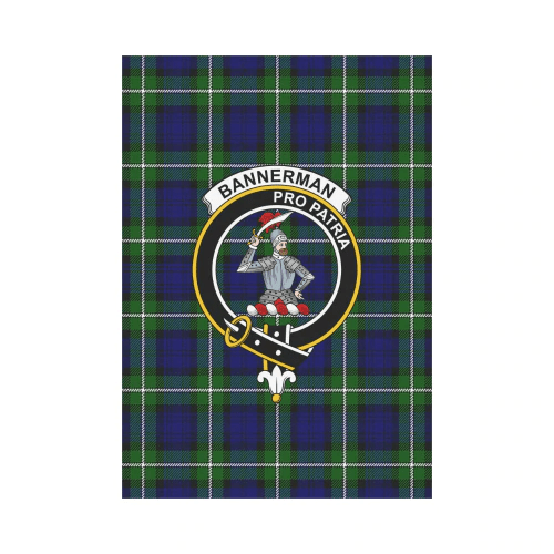 Clan Bannerman Tartan Crest Garden Flag HI66 Clan Bannerman Tartan Today   