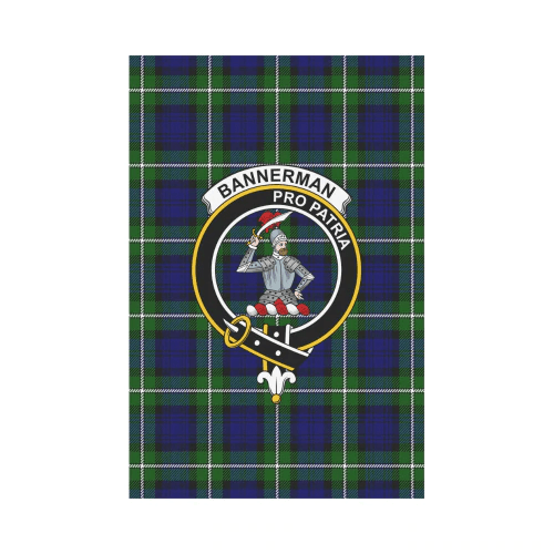 Clan Bannerman Tartan Crest Garden Flag HI66 Clan Bannerman Tartan Today   