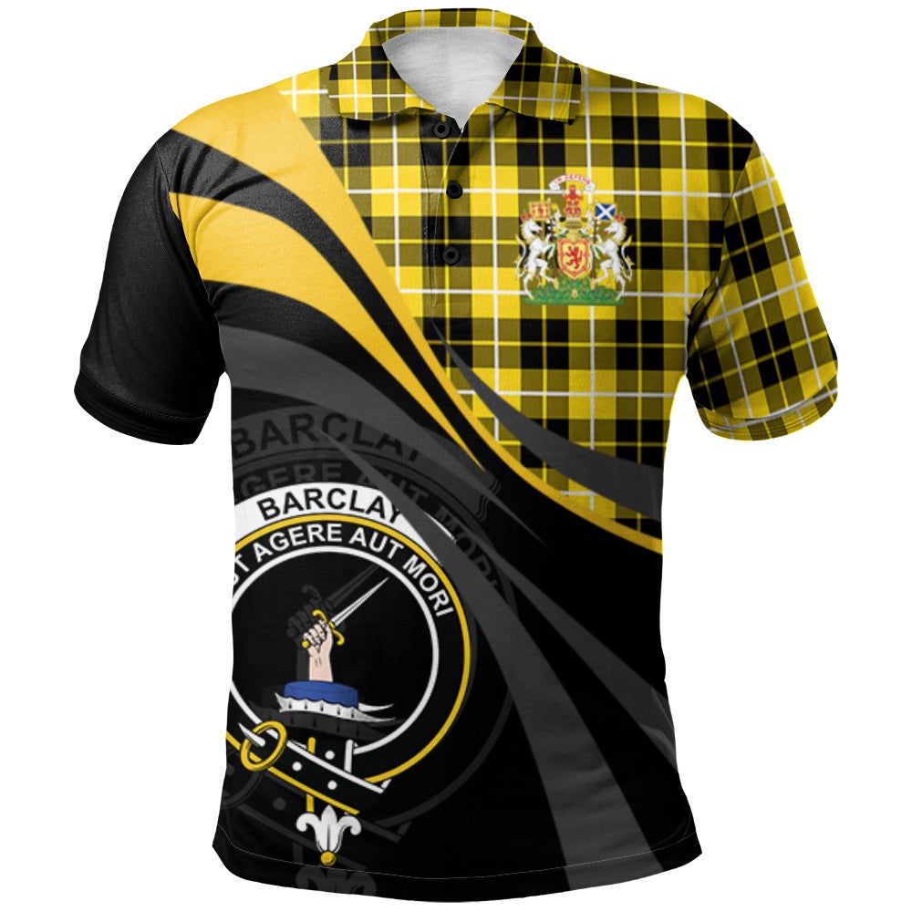 Clan Barclay Dress Modern Tartan Polo Shirt - Royal Coat Of Arms Style BD31 Barclay Dress Modern Tartan Tartan Polo   