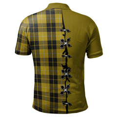 Clan Barclay Dress Tartan Polo Shirt - Lion Rampant And Celtic Thistle Style GQ23 Barclay Dress Tartan Tartan Polo   