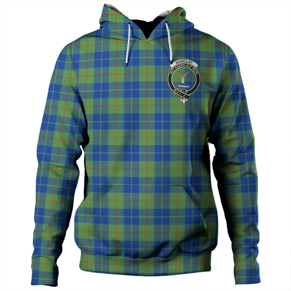 Clan Barclay Hunting Ancient Tartan Hoodie Crest OVJKXPZJ-1 Barclay Hunting Ancient Tartan Hoodies   