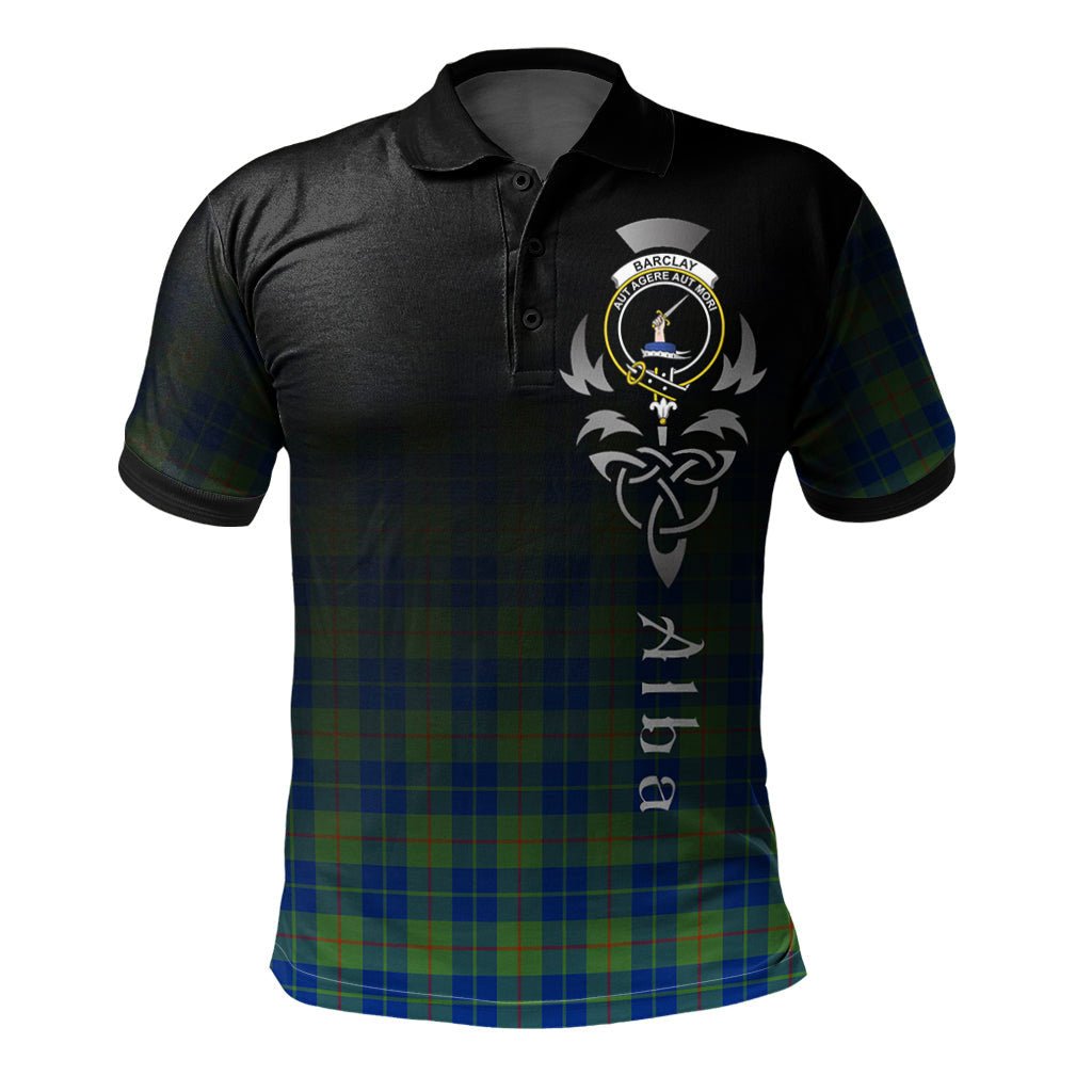 Clan Barclay Hunting Ancient Tartan Polo Shirt - Alba Celtic Style FX25 Barclay Hunting Ancient Tartan Tartan Polo   