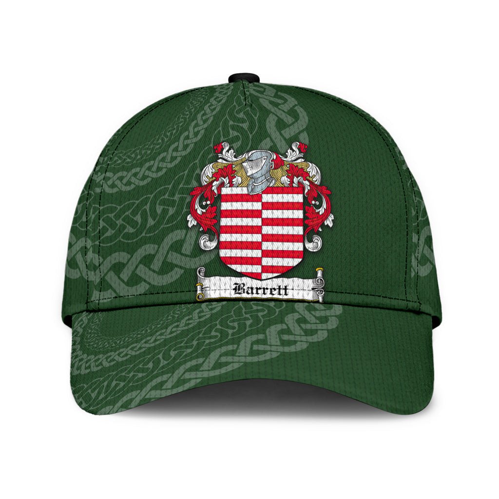 Clan Barrett Coat Of Arms - Irish Family Crest St Patrick's Day Classic CapQI82 Classic Cap - Barrett Coat Of Arms St Patrick's Day Classic Cap Irish Cap   