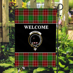 Clan Baxter Tartan Crest Black Garden Flag PQ63 Clan Baxter Tartan Today   