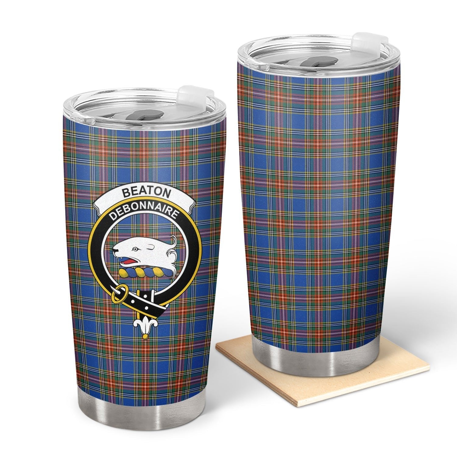 Clan Beaton Ancient Tartan Crest Tumbler UX97 Clan Beaton Tartan Today   