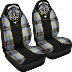 Clan Bell of the Borders Tartan Crest Car Seat Cover  - Special VersionCO24 Clan Bell Tartan Today   