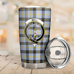 Clan Bell of the Borders Tartan Crest Tumbler TB97 Clan Bell Tartan Today   