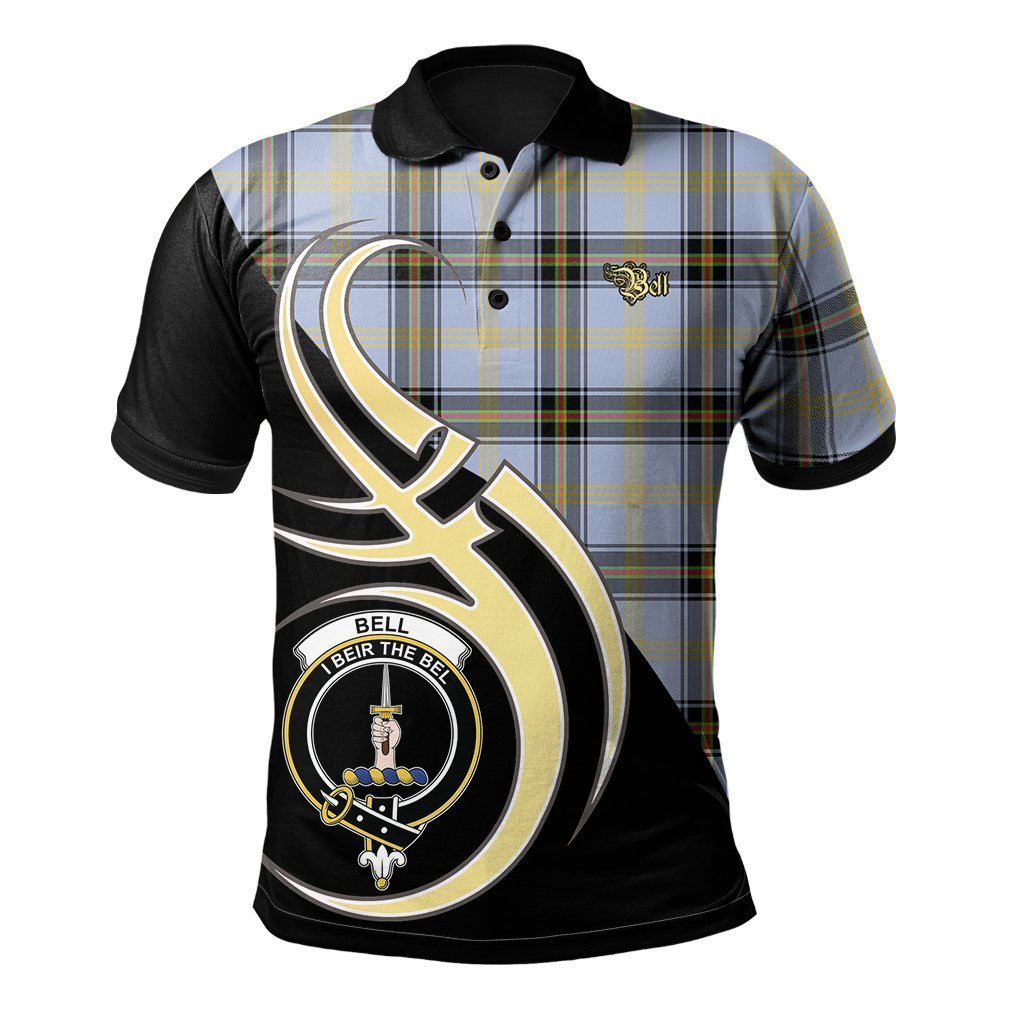 Clan Bell of the Borders Tartan Polo Shirt - Believe In Me Style HD43 Bell of the Borders Tartan Tartan Polo   