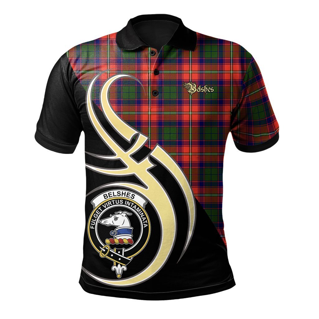 Clan Belshes Tartan Polo Shirt - Believe In Me Style PP85 Belshes Tartan Tartan Polo   