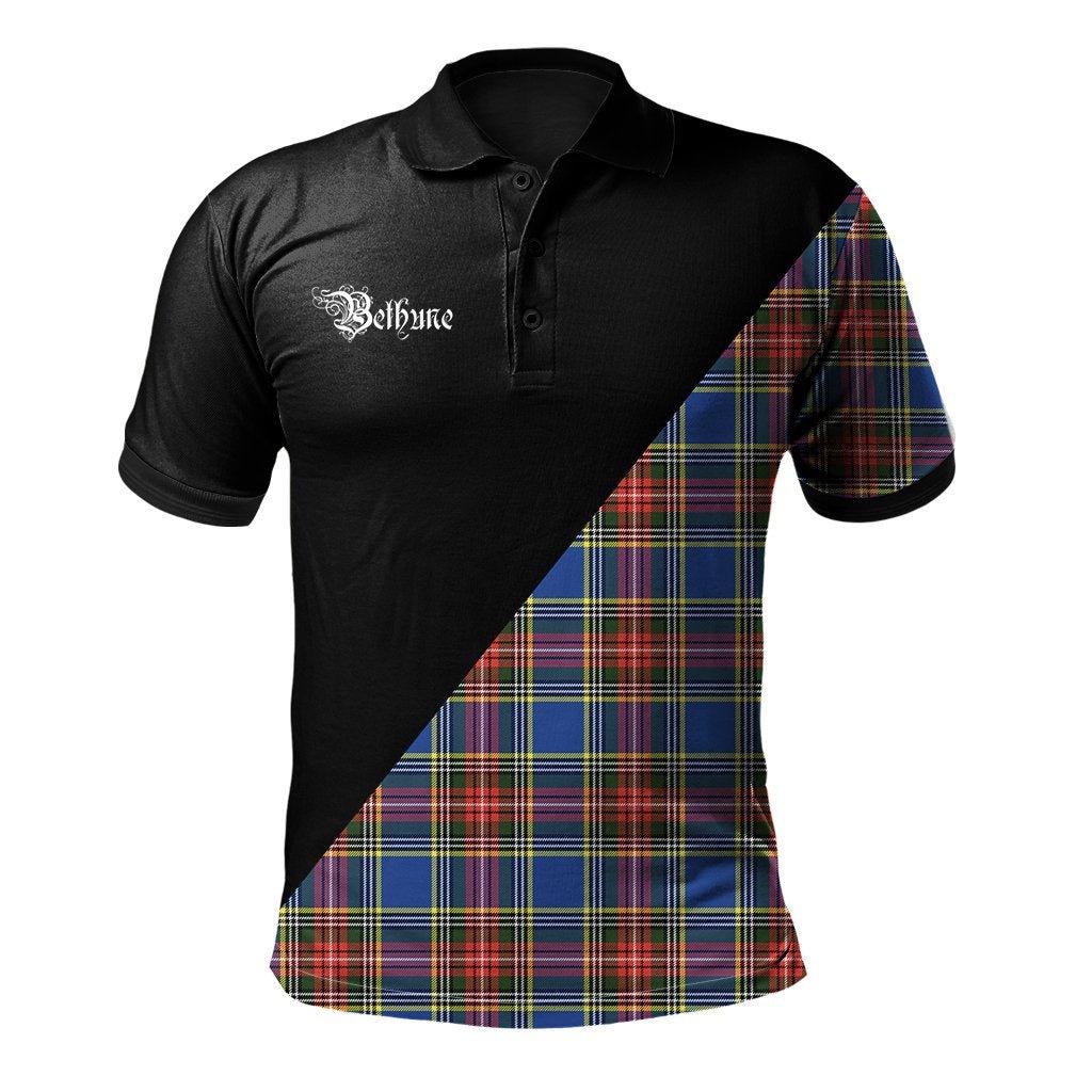 Clan Bethune Clan - Military Polo Shirt VL59 Bethune Tartan Tartan Polo   