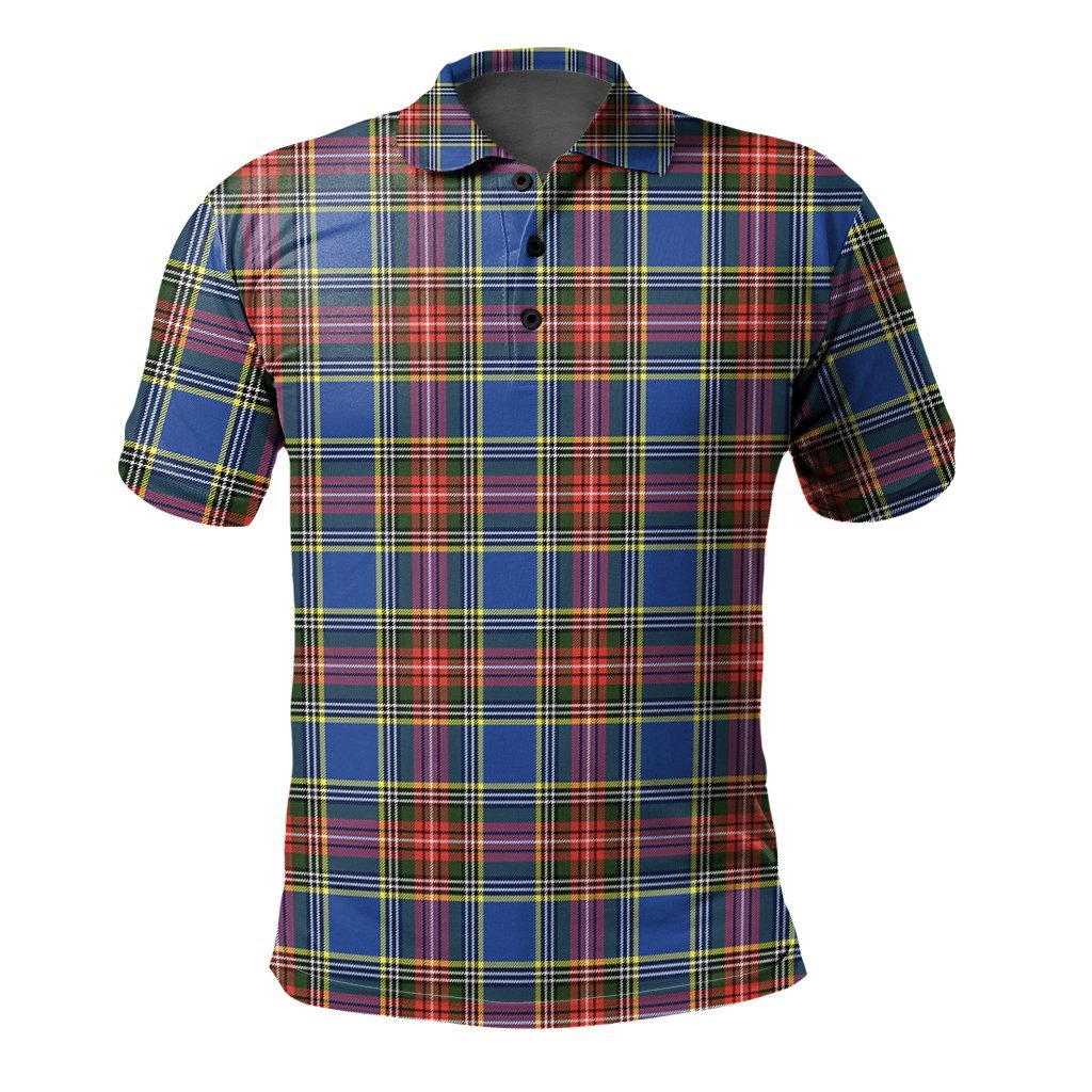 Clan Bethune Tartan Polo Shirt QH36 Bethune Tartan Tartan Polo   