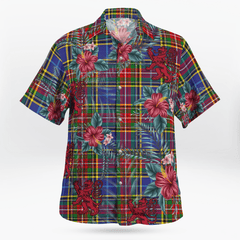 Clan Bethune Tartan Scottish Lion Hawaiian Shirt AS45 Bethune Tartan Tartan Hawaii Shirt   