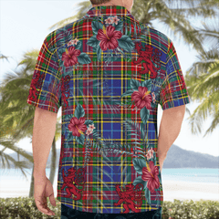 Clan Bethune Tartan Scottish Lion Hawaiian Shirt AS45 Bethune Tartan Tartan Hawaii Shirt   