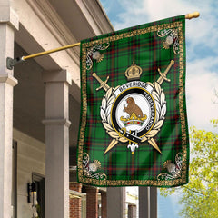 Clan Beveridge Tartan Crest Garden Flag  - Celtic Thistle  EU69 Clan Beveridge Tartan Today   