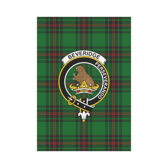 Clan Beveridge Tartan Crest Garden Flag XE82 Clan Beveridge Tartan Today   