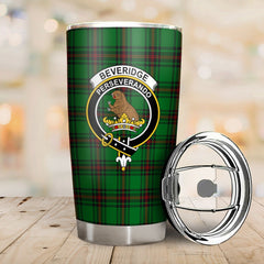 Clan Beveridge Tartan Crest Tumbler ZF80 Clan Beveridge Tartan Today   