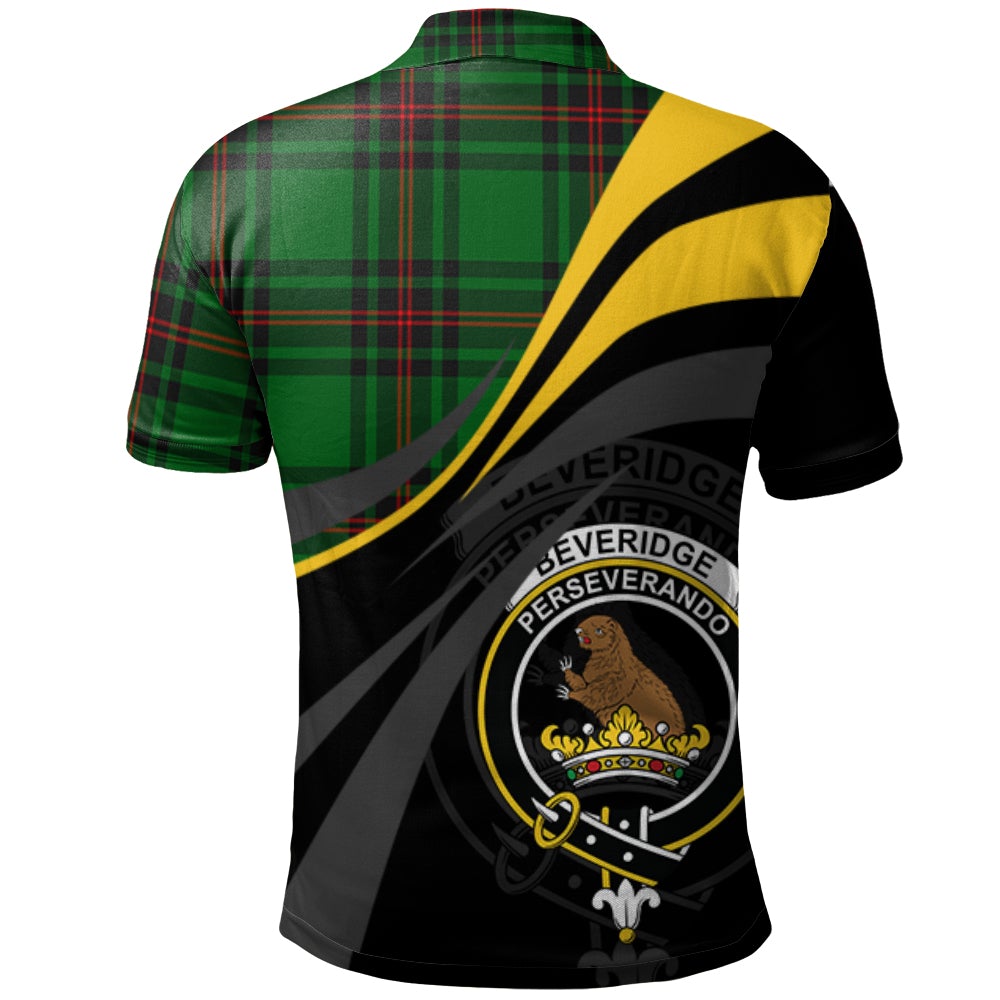 Clan Beveridge Tartan Polo Shirt - Royal Coat Of Arms Style ZW19 Beveridge Tartan Tartan Polo   