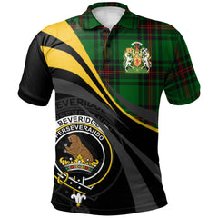 Clan Beveridge Tartan Polo Shirt - Royal Coat Of Arms Style ZW19 Beveridge Tartan Tartan Polo   