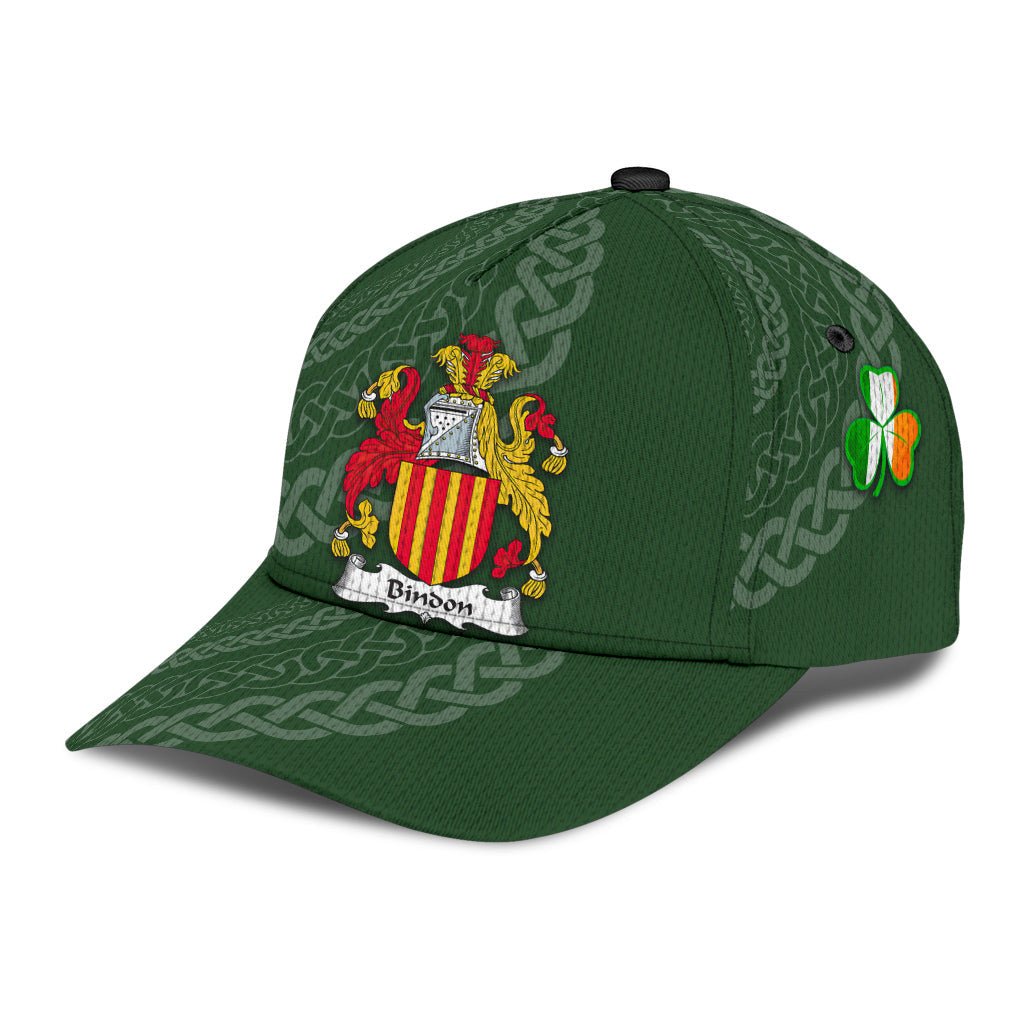 Clan Bindon Coat Of Arms - Irish Family Crest St Patrick's Day Classic CapXX76 Classic Cap - Bindon Coat Of Arms St Patrick's Day Classic Cap Irish Cap   