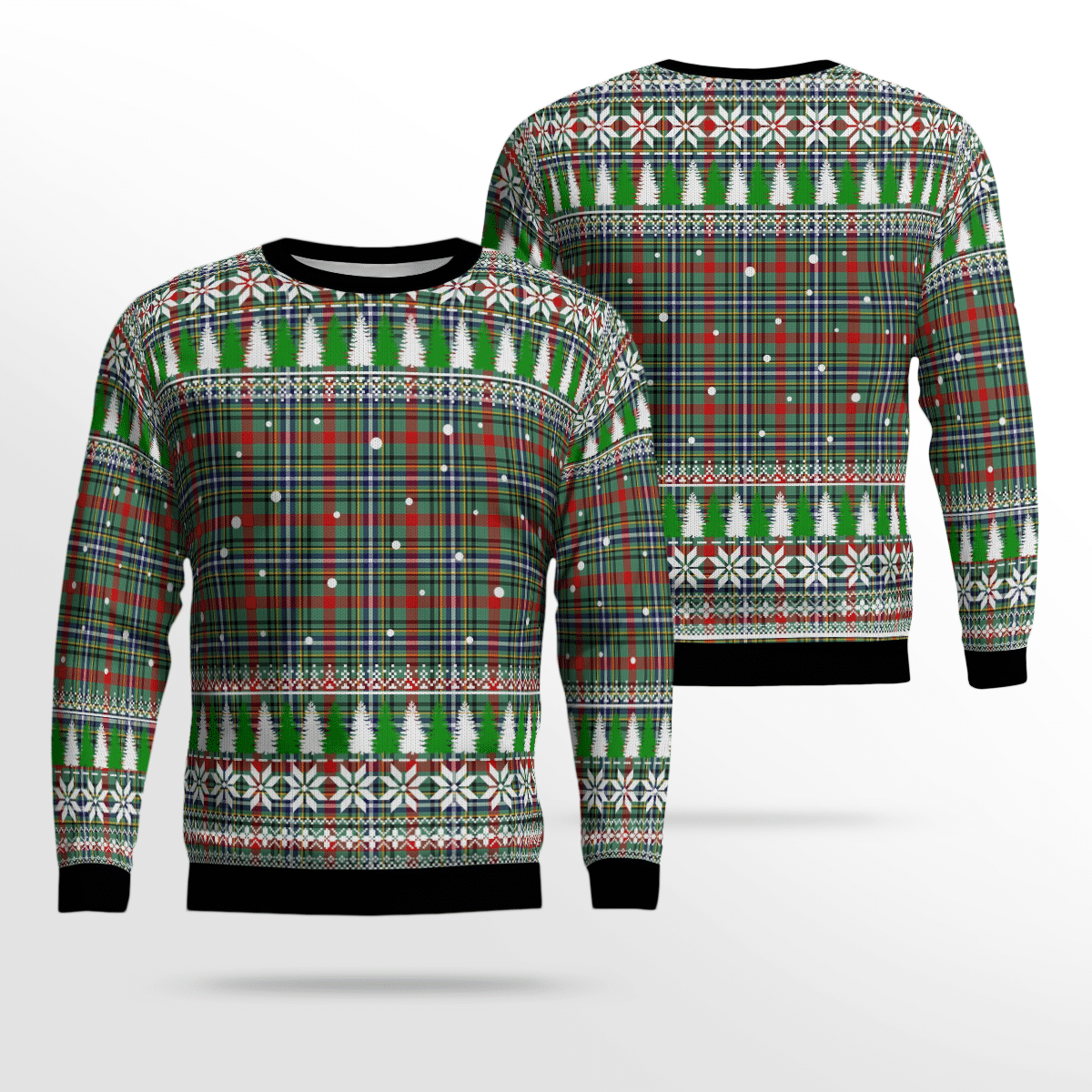 Clan Bisset 2 Tartan Christmas Ugly Sweater GN77 Bisset 2 Tartan Tartan Ugly Sweater   