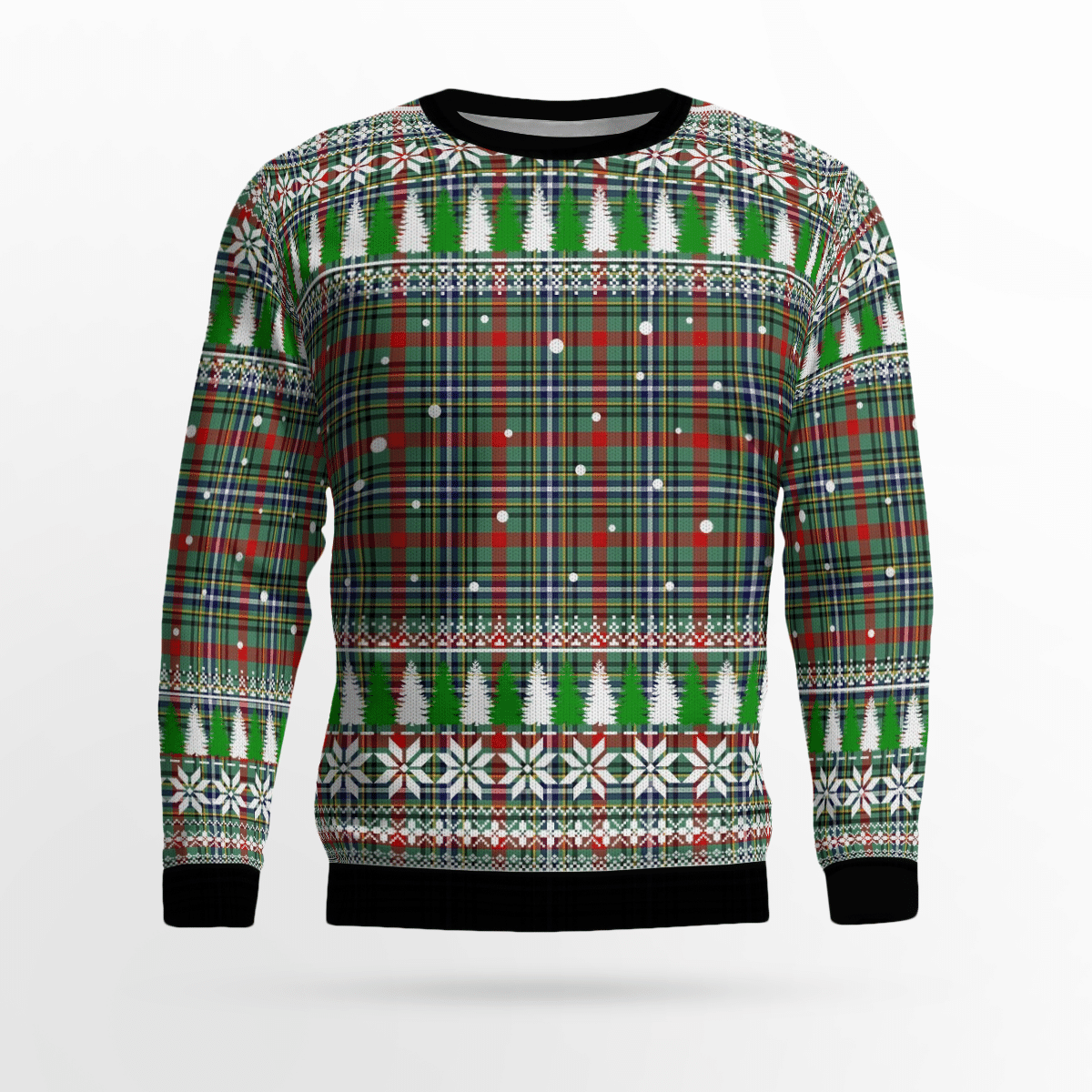 Clan Bisset 2 Tartan Christmas Ugly Sweater GN77 Bisset 2 Tartan Tartan Ugly Sweater   