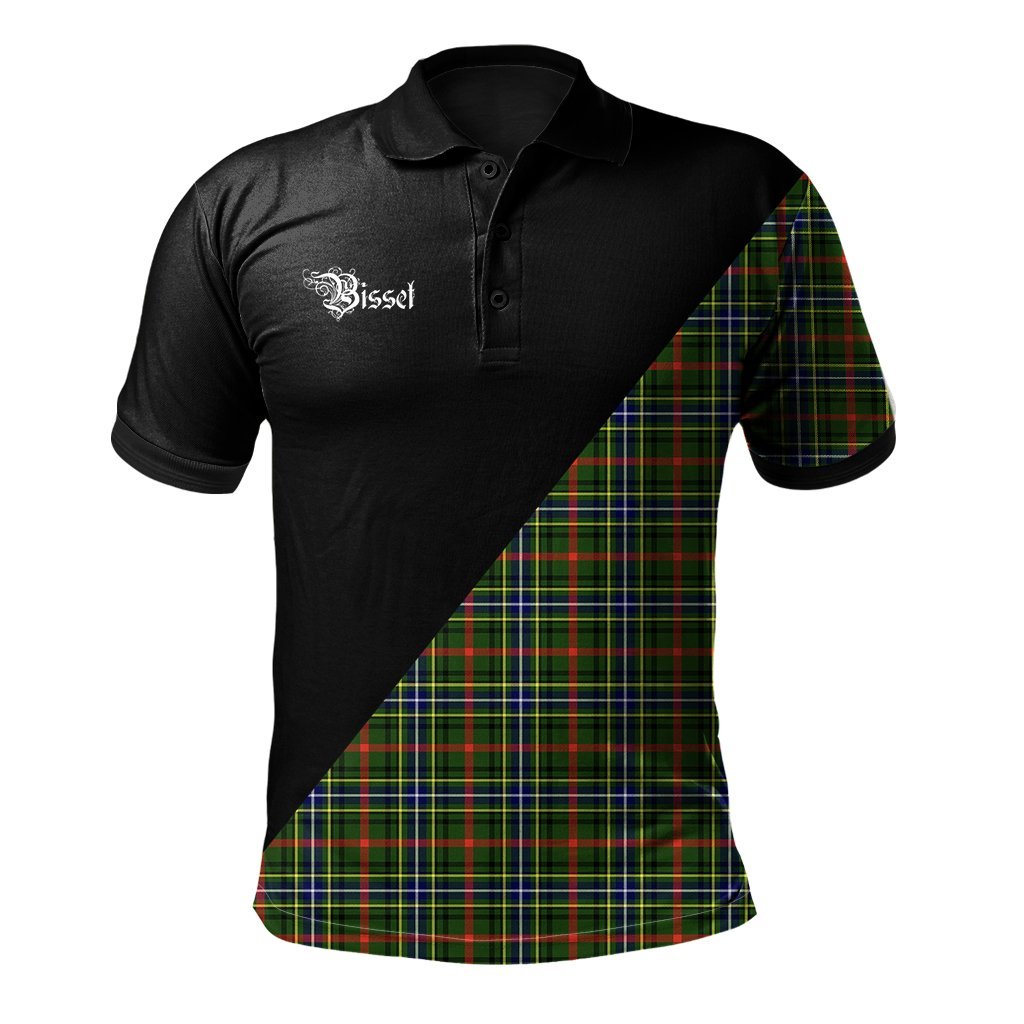 Clan Bisset Clan - Military Polo Shirt BZ27 Bisset Tartan Tartan Polo   