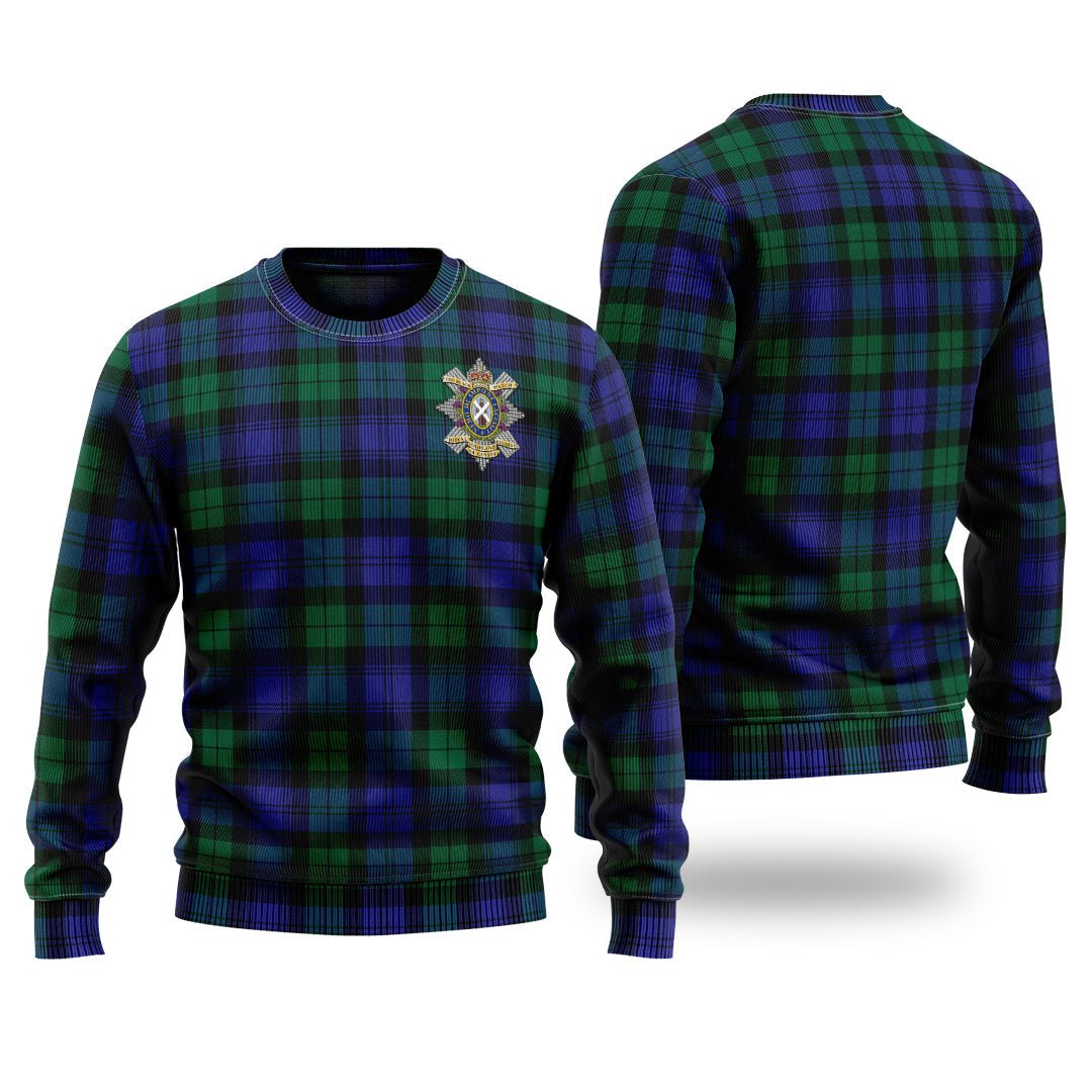 Clan Black Watch Modern Of Canada Tartan Christmas Ugly Sweater LU69 Black Watch Modern Of Canada Tartan Tartan Sweater   