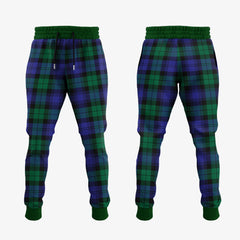 Clan Black Watch Modern Of Canada Tartan Crest Jogger Sweatpants UR10 Clan Hall Tartan Today   