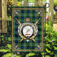 Clan Blackadder Tartan Crest Garden Flag  - Celtic Thistle  VU50 Clan Blackadder Tartan Today   