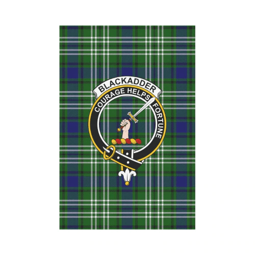 Clan Blackadder Tartan Crest Garden Flag JS10 Clan Blackadder Tartan Today   