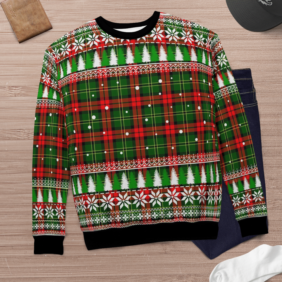 Clan Blackstock Tartan Christmas Ugly Sweater SF56 Blackstock Tartan Tartan Ugly Sweater   