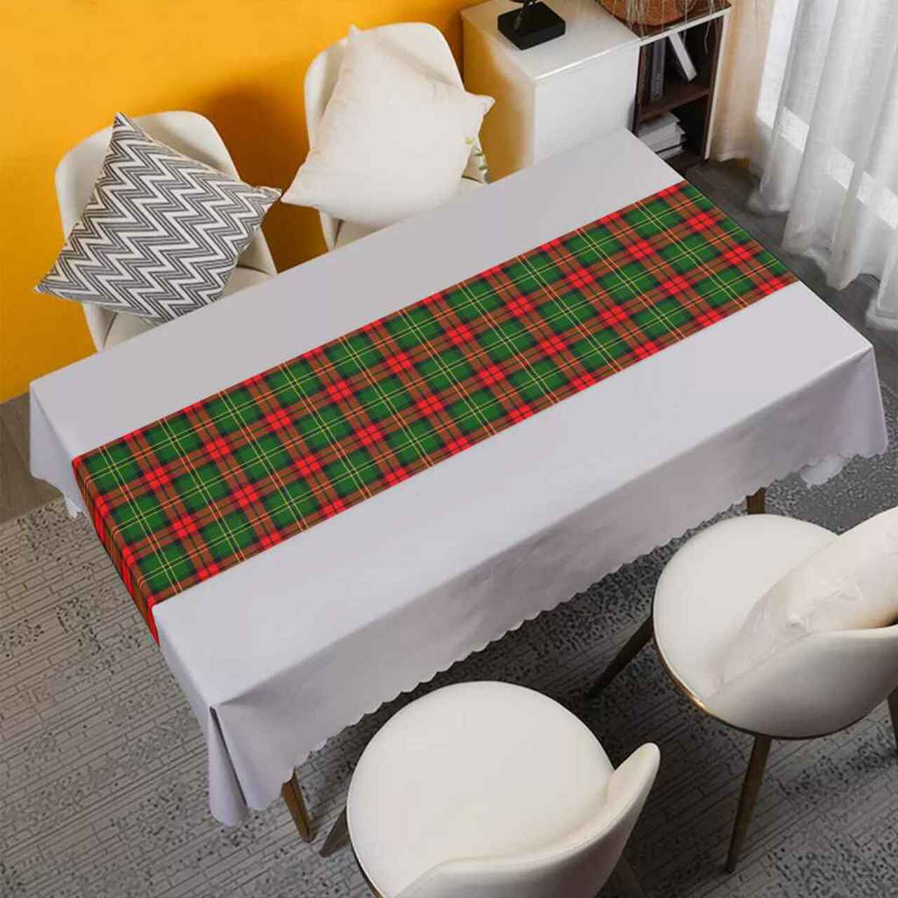 Clan Blackstock Tartan Table Runner Cotton FU68 Blackstock Tartan Tartan Table Runner   