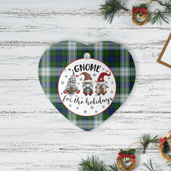 Clan Blackwatch Dress Modern Tartan Gnome Heart Ceramic Ornament KD58 Blackwatch Dress Modern Tartan Gnome Tartan Christmas   