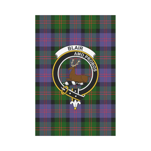 Clan Blair Modern Tartan Crest Garden Flag ZX46 Clan Blair Tartan Today   