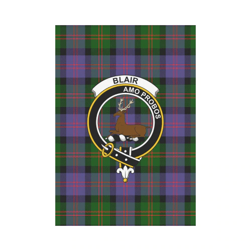 Clan Blair Modern Tartan Crest Garden Flag ZX46 Clan Blair Tartan Today   