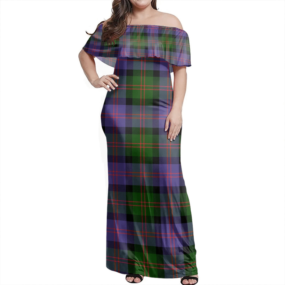 Clan Blair Modern Tartan Hawaii Dress TB35 Clan Blair Tartan Hawaii Dress   