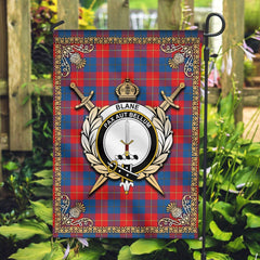 Clan Blane Tartan Crest Garden Flag  - Celtic Thistle  MX42 Clan Blane Tartan Today   